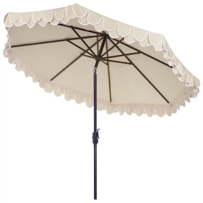 Outdoor Furniture Customizable Folding LED Parasol Umbrellas Cover Outdoor Solar Garden Patio Umbrellas for restaurant home shop