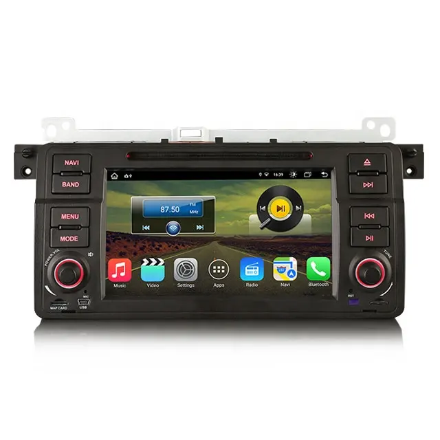 Erisin ES8864D 64G Android 13.0 araba Stereo GPS BMW E46 M3 Rover 75 MG ZT kablosuz CarPlay için otomobil radyosu DVD