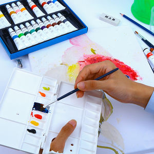 Arte de China suministros 24 colores pintura acuarela de pintura - Product Image 4