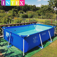 Thả Vận Chuyển Xu Hướng Hot Fancy INTEX Container Trên Mặt Đất Inflatable Hồ Bơi Ngoài Trời