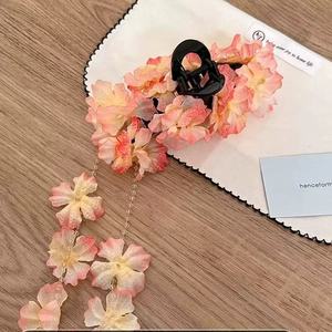 Flower waterfall original hydrangea flower tassel <b>clip</b> 2026 new super fairy ancient style new Chinese style hairpin on the back - Product Image 4