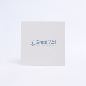 Greatwall SCH-650 Feuilles de filtre profond en pâte de bois de vigne, certifiées CE, pour alcool, épaisseur 3,6-4,0 mm, durée de vie 1,5 an, qualité alimentaire blanche - Product Image 1