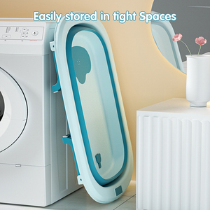 <span class=keywords><strong>Bañera</strong></span> Portátil Plegable para Bebés, Combo Completo con Termómetro, Tapete y <span class=keywords><strong>Almohada</strong></span>, para Venta al Por Mayor - Product Image 6