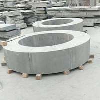 Dalles de granit G654 gris foncé poli, modernes, pour revêtement mural et sol de villa (vente en gros)