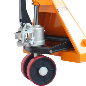 באיכות גבוהה 2t הרמת מזרן משאית יד להרים גומי גלגל טרולי חדש ידני הידראולי מתכוונן - Product Image 5