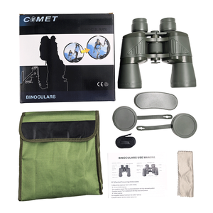 Binoculares Clásicos Verde <span class=keywords><strong>Bosque</strong></span> 7x50 de Alto Brillo con Prisma Porro, Telescopio Óptico para Observación de Aves, Seguridad, Senderismo y Camping - Product Image 6
