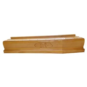 Factory direct sales of coffins and funeral supplies Paulownia wooden coffins