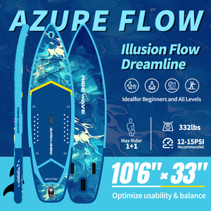 Vente en gros RIDEWAVE : Stand Up <span class=keywords><strong>Paddle</strong></span> gonflables (10,6 / 11 / 11,6 pieds) avec accessoires SUP haut de gamme pour adultes - Product Image 2