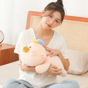 Peluche cochon rose de la série Beerus, coussin en peluche pour filles de 2 à 4 ans, poupée de dessin animé avec rembourrage en coton PP - Product Image 3