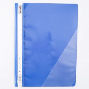 Văn phòng phẩm A4 tập tin thư mục 2 lỗ Chất kết dính PP lỏng lá đấm báo cáo thư mục đơn giản trang trí treo màu dữ liệu tập tin thư mục - Product Image 3