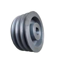 Poulie de courroie trapézoïdale en acier usinée sur mesure ANSI/RMA IP-20, pièce de transmission multi-creuses pour pompe DIN 2211 ISO 4183 OEM ODM