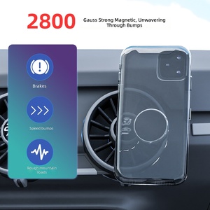 Soporte Magnético Universal para Teléfono Móvil en Salida de Aire de Coche CARFU, Mini Soporte Ajustable 360 Grados, Accesorios para Coche Cuadrados y Circulares - Product Image 6