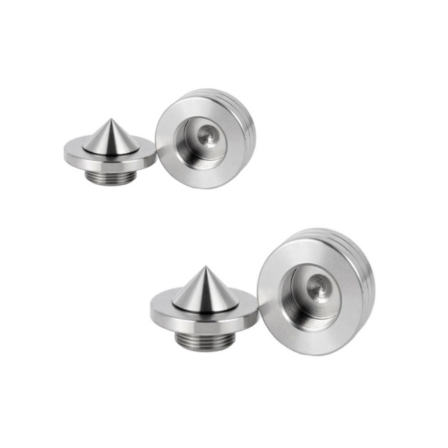 Custom Stainless Steel Speaker Stand With Adjustable Height CNC Turning Speaker Spikes Isolation Spikes