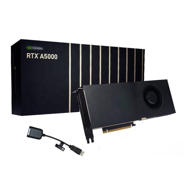 Factory Direct Sales Workstation Graphics Card 24GB Quadro RTX A5000, 4 DP High-performance Graphics Cards