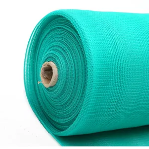 Yeşil ev gölgelik filesi iskele inşaat polyester ağları plastik güvenlik ağı