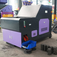 Presse à briquettes automatique en acier inoxydable et alliage d'aluminium pour compactage de déchets métalliques et copeaux de fonte