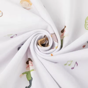 Saco de dormir de algodón orgánico con estampado de animales personalizado al por mayor, saco de dormir de fibra de bambú para recién nacidos, <span class=keywords><strong>cremallera</strong></span> para niños pequeños - Product Image 4