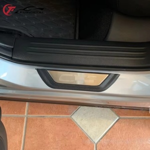 เหมาะสำหรับ Mazda CX-5 <span class=keywords><strong>CX5</strong></span> ปี 2017-2020 รุ่นพลาสติกแท้ ไฟ LED ต้อนรับ พร้อมแถบไฟส่องสว่างที่ธรณีประตูและแป้นเหยียบ - Product Image 2