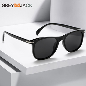 แว่นกันแดดโพลาไรซ์แบบยูนิเซ็กซ์กรอบพีซีสีดำเลนส์ทาค ยูวี 400 ป้องกันแสงยูวี 3 ระดับสำหรับการขับขี่และการใช้งานกลางแจ้ง - Product Image 2