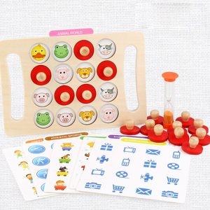 Jouets d'apprentissage pour enfants de 3 ans, jeu d'éveil de la mémoire, numéro d'animaux, jouets Montessori - Product Image 4