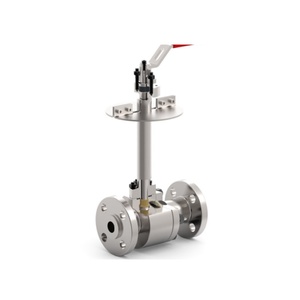 Vanne à boisseau sphérique de sécurité ultra-basse température AC 110/220V, vanne de régulation de surpression électrique pour liquide cryogénique hydrogène LH2 - Product Image 6