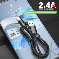 Offre Spéciale 1.2m Nylon Tresse Charge Rapide Plusieurs Câble De Charge Usb Pour Iphone/type-c/android