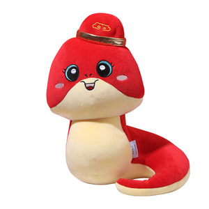 Almohada de Viaje 2 en 1 con Diseño de Serpiente Ruyi en Forma de U, Transformable, Roja, con Diseño Animal, para Uso General - Product Image 4
