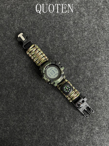 Reloj HKSF para entrenamiento al aire libre para hombre con correa de cuerda trenzada - Product Image 2