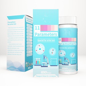 <span class=keywords><strong>11</strong></span> paramètres testant l'analyse d'urine UTI <span class=keywords><strong>11</strong></span> en 1 bandelettes de test d'urine pour l'infection des voies urinaires - Product Image 2