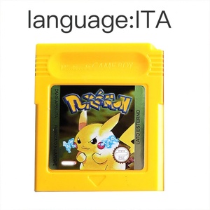 Tarjetas de Juego Italianas ITA de Alta Calidad en Rojo, Azul, Cristal, Dorado, Verde, Plateado y Amarillo para GBA y GBC, Suministro Directo de Fábrica - Product Image 2