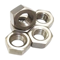 Tuerca de ingeniería cilíndrica de aleación de titanio Ti-6Al-4V mecanizada a medida TFS-013 YMD para fijación y conexión de componentes
