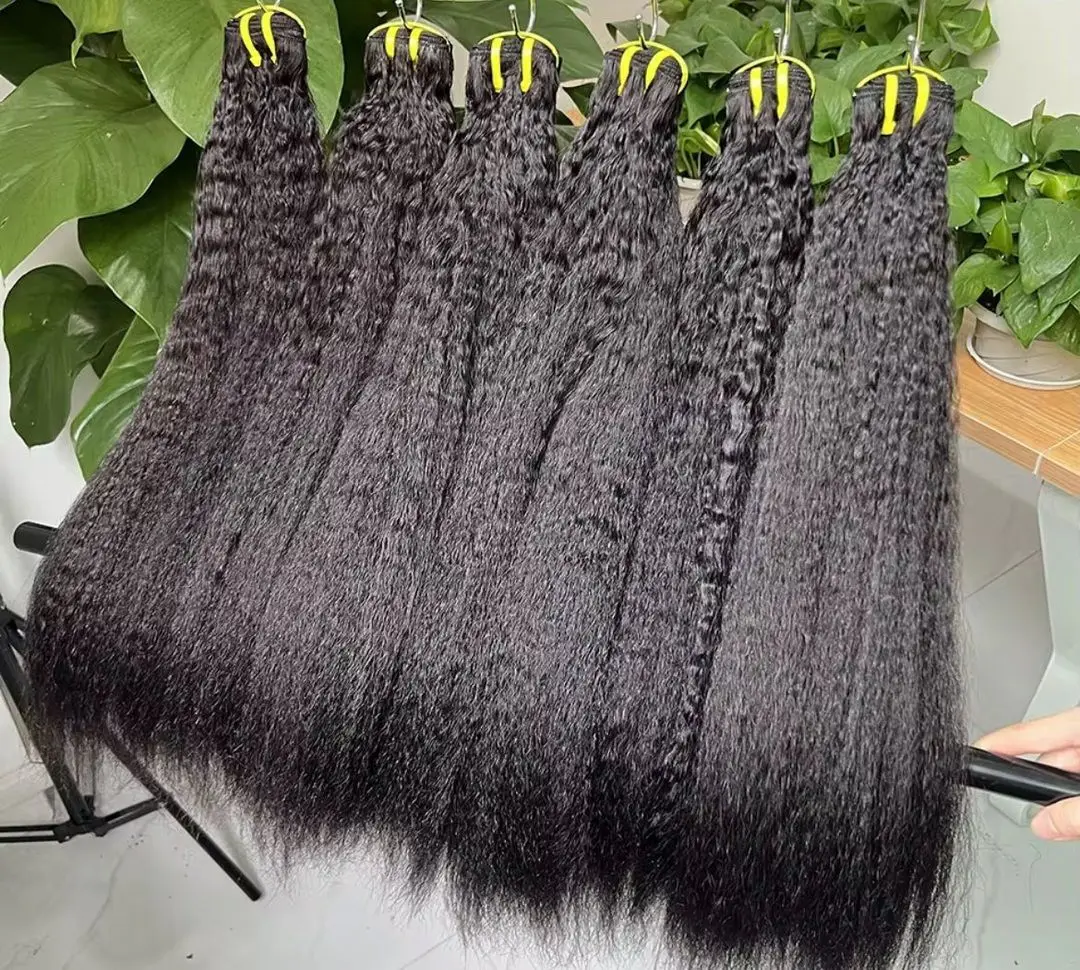 human hair bundles bone straight