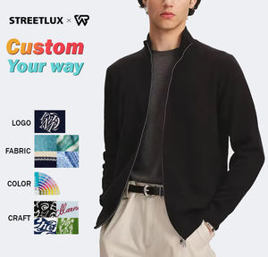 Suéteres de Cachemira de punto de Cachemira de alta calidad personalizados Suéter de Cachemira para hombres - Product Image 1