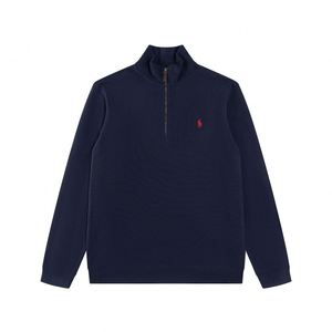 Camiseta de Media Cremallera de Marca de Lujo de Alta Calidad, Estilo Polo, Moda Masculina, Bordado Paul, Suéter Casual de Punto - Product Image 2