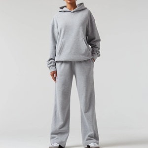 Ensemble de survêtement décontracté pour femme, 2 pièces, en coton de haute qualité, design personnalisé, dernière collection, vente en gros, idéal pour l'hiver - Product Image 5