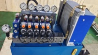 Unité de bloc d'alimentation hydraulique à prix fabricant contrôle le vérin d'huile hydraulique à huit tirants pour haute pression avec test de sécurité