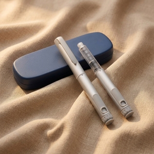 Bulk Supply Reusable Peptide <b>Pen</b> V1 Auto Mode Handheld Liquid Dosing Device for Lab and Cosmetic Use with <b>Box</b> Packaging Metal - Product Image 1