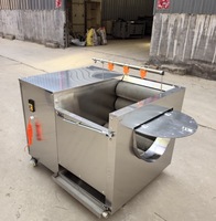 Machine de nettoyage de têtes et de sabots de porcs, machine de nettoyage de têtes et de sabots de moutons, machine de nettoyage multifonctionnelle à rouleaux brosse