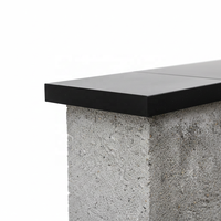 Système de capuchons de finition murale en aluminium pour projets hôteliers et de villas, installation facile et résistant à l'eau