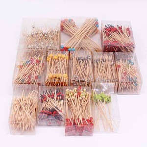 Palillos de Bambú Decorativos de Lujo con Logotipo Personalizado, Palillos Desechables de Madera para Barbacoa, Agitador de 120 mm para Frutas, Brochetas de Comida, Juego de Palillos para Cócteles - Product Image 6