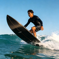 Planche de surf en fibre de carbone 180-300 cm, shortboard léger haute résistance pour la pratique du surf et des sports nautiques