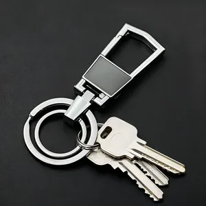 Porte-clés personnalisé en alliage de zinc avec logo et nom, gravure laser, pendentif pour moto et voiture, pour hommes et femmes, cadeau - Product Image 2