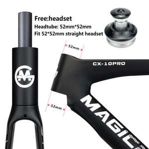 Telaio per Bicicletta <span class=keywords><strong>Cypher</strong></span> in Carbonio T800 700C a Velocità Singola, Telaio Rigido a Scatto Fisso con Freno a V - Product Image 4