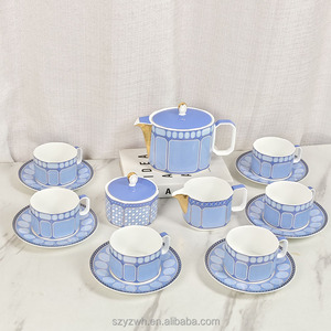 Light Luxury High-end <strong>Tea</strong> Pot Milk Pot Sugar Pot Coffee Cup <strong>Set</strong> Home Banquet Dinner <strong>Party</strong> <strong>Tea</strong> Cup Gift <strong>Tea</strong> <strong>Set</strong> - Product Image 5