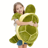 Tortues en peluche en gros, animaux en peluche, oreillers géants en peluche, jouets en peluche de plusieurs tailles, cadeaux d'anniversaire et de Noël
