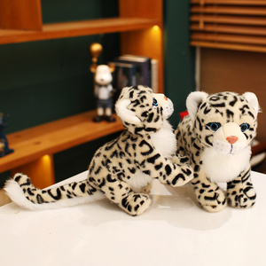 Animal de peluche-Compañero reconfortante-Juguete de peluche de animal ultra suave Animales de la jungla-Guepardo de leopardo de pie realista de 20cm - Product Image 2