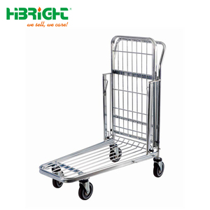 Carretilla de Mano Móvil Estilo Australiano con Ruedas de PU de 5'', Plataforma Plana de Alta Resistencia, Capacidad de 200 kg, para Reabastecimiento en Tiendas Minoristas - Product Image 6