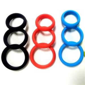 Silicone male adult sex toys delay ejaculation cock ring for men - Product Image 5