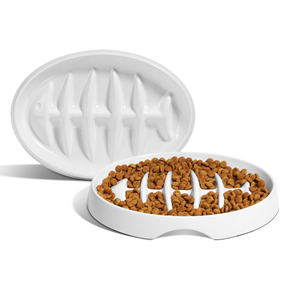 Vente chaude Premium Mangeoires automatiques Bol pour chien Mangeoire lente Puzzle Bol ovale Capacité 200ml pour chats Eau fabriquée à partir de mélamine - Product Image 1