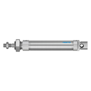 Cylindre pneumatique rond standard FESTO DSNU-S-8-15-P-A-MQ 5205898, série DSNU-S, avec tige de piston - Product Image 3